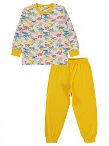 Wholesale - Civil Boys - Yellow - Boy-Pajamas Set-2-3-4-5 Year (1-1-1-1) 4