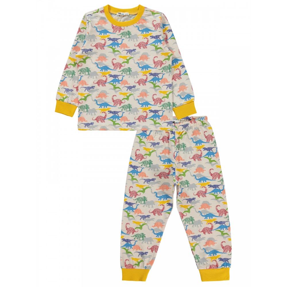 Wholesale - Civil Boys - Yellow - Boy-Pajamas Set-2-3-4-5 Year (1-1-1-1) 4