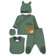 Wholesale - Civil Baby - Light Khaki - Baby-Snapsuit Sets-50 Month (Of 4) 4