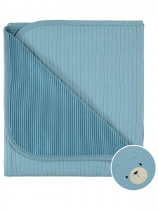 Wholesale - Civil Baby - Soft Blue - Baby-Blanket And Swaddle-S Size (Of 1) 1