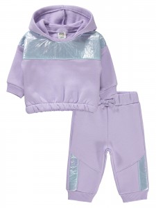 Wholesale - Civil Baby - Pink-Damson - Baby-Set-68-74-80-86 Size (1-1-2-2) 6