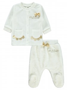 Wholesale - Civil Baby - Ecru - Baby-Set-62-68 Month (1-1) 2