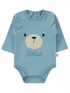 Wholesale - Civil Baby - Soft Blue - Baby-Snapsuit-62-68-74-80-86 Month (1-1-1-1-1) 5