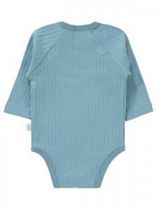 Wholesale - Civil Baby - Soft Blue - Baby-Snapsuit-62-68-74-80-86 Month (1-1-1-1-1) 5