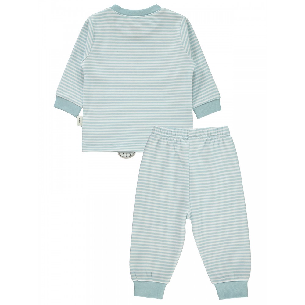 Wholesale - Civil Baby - Blue - Baby-Pajamas Set-62-68-74-80-86 Month (1-1-1-1-1) 5