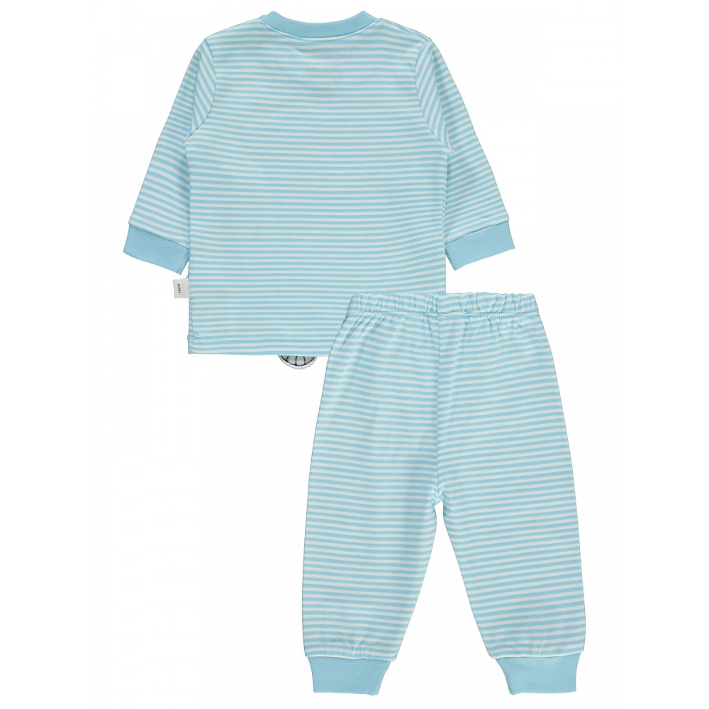 Wholesale - Civil Baby - Blue - Baby-Pajamas Set-62-68-74-80-86 Month (1-1-1-1-1) 5