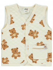 Wholesale - Civil Baby - Ivory - Baby-Waistcoat-68-74-80-86 Month (1-1-1-1) 4