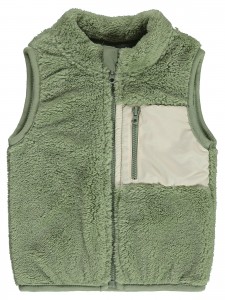 Wholesale - Civil Baby - Soft Khaki - Baby-Waistcoat-68-74-80-86 Size (1-1-2-2) 6