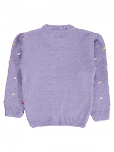 Wholesale - Civil Girls - Pink-Damson - Girl-Sweater-2-3-4-5 Year (1-1-1-1) 4