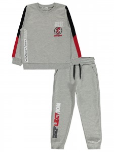 Wholesale - Civil Boys - Greymarl - Boy-Tracksuit Set-6-7-8-9 Year (1-1-1-1) 4