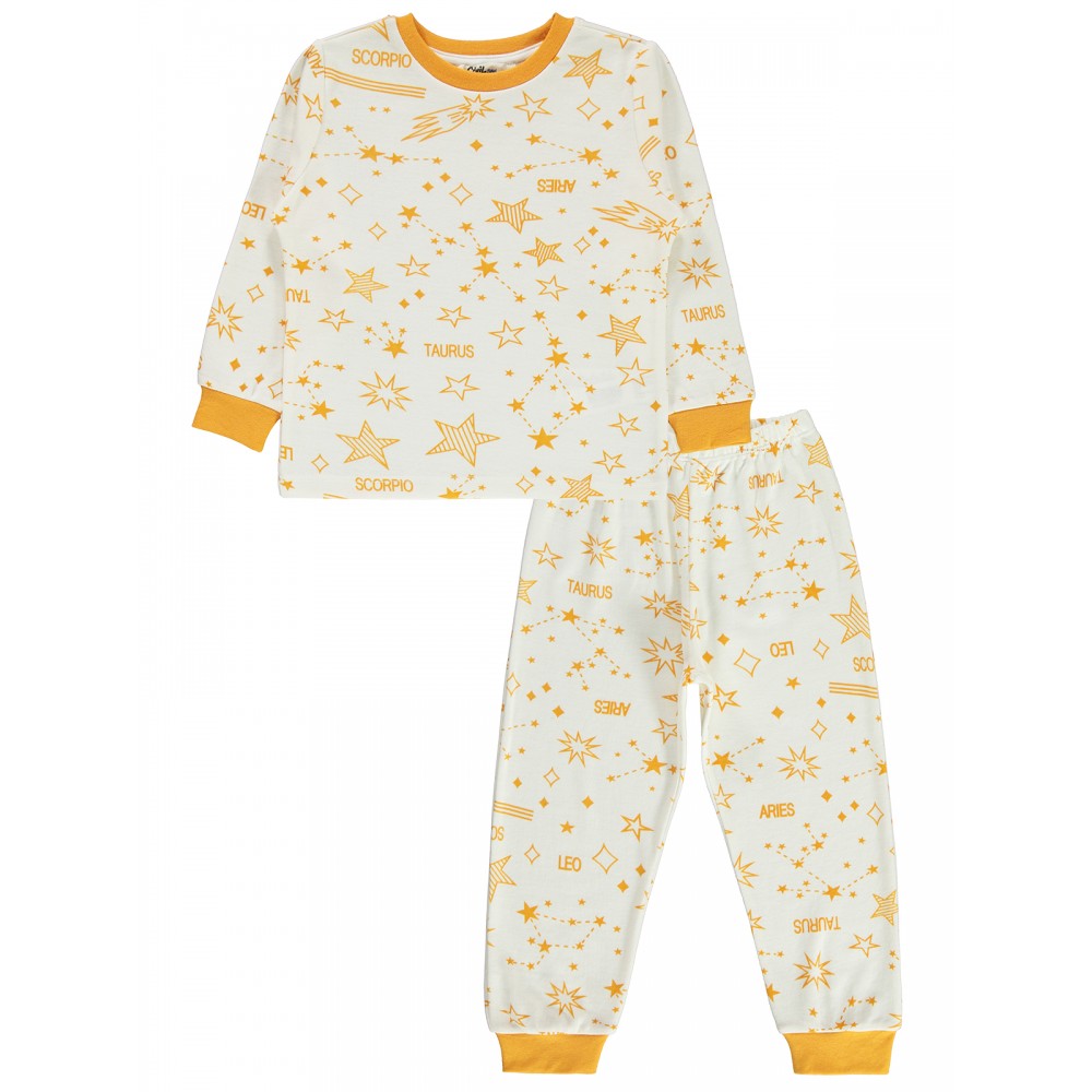 Wholesale - Civil Boys - Mustard - Boy-Pajamas Set-2-3-4-5 Year (1-1-1-1) 4