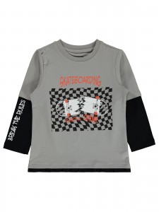 Wholesale - Civil Boys - Grey - Boy-Sweatshirt-2-3-4-5 Year (1-1-1-1) 4