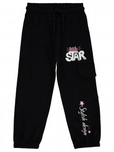 Wholesale - Civil Girls - Black - Girl-Track Pants-2-3-4-5 Year (1-1-1-1) 4