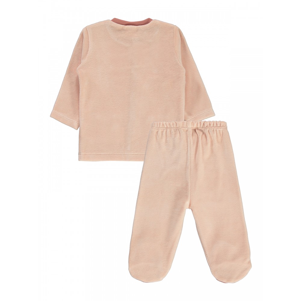 Wholesale - Civil Baby - Pink - Baby-Pajamas Set-62-68-74 (1-1-1) 3