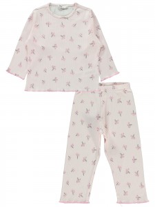 Wholesale - Civil Girls - Pink - Girl-Pajamas Set-2-3-4-5 Year (1-1-1-1) 4