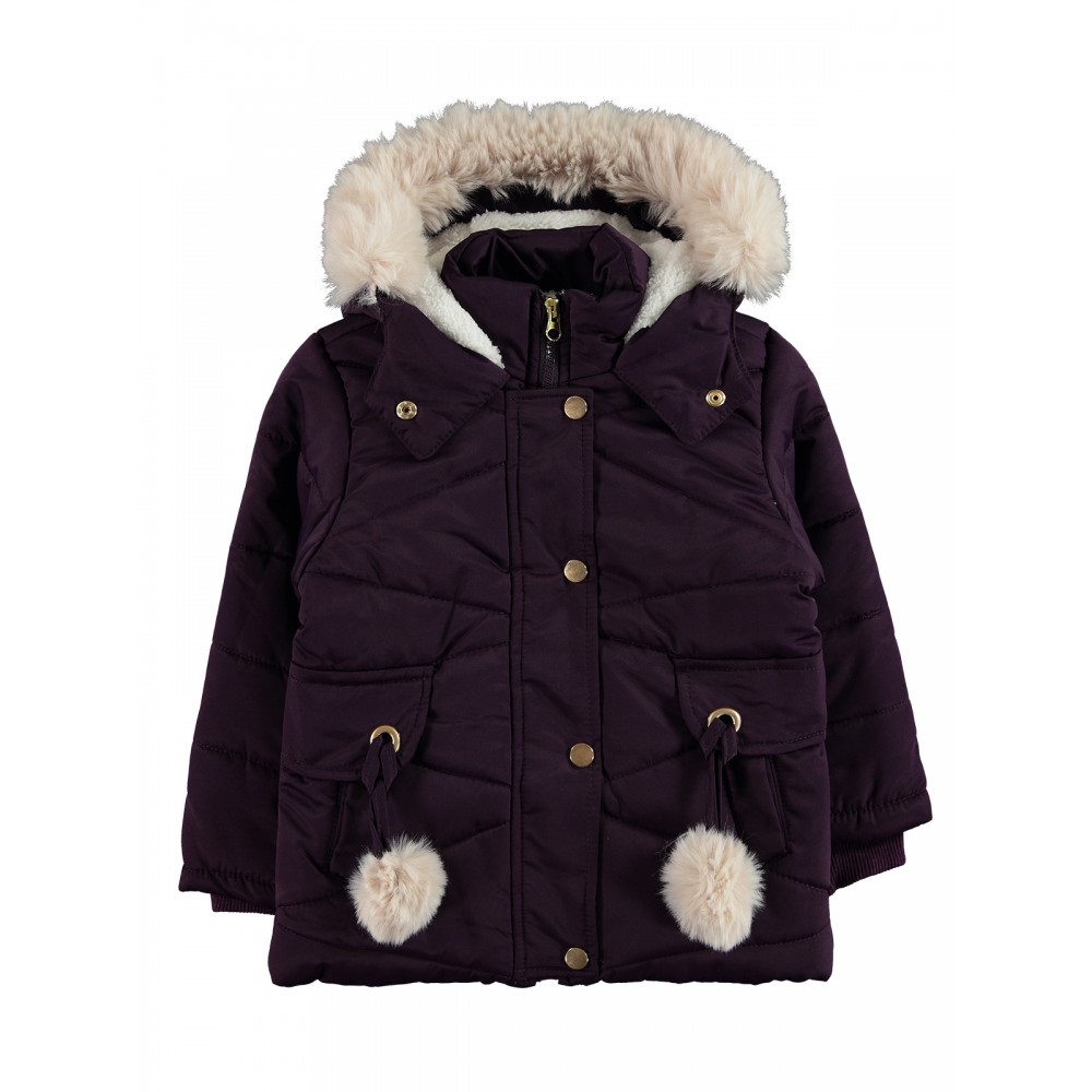 Wholesale - Civil Girls - Bordeaux-Crepe - Girl-Jackets-2-3-4-5 Year (1-1-1-1) 4