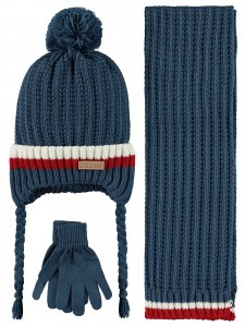 Wholesale - Civil Boys - Blue - Boy-Scarf Beanie Glove Sets-S Size (Of 4) 4