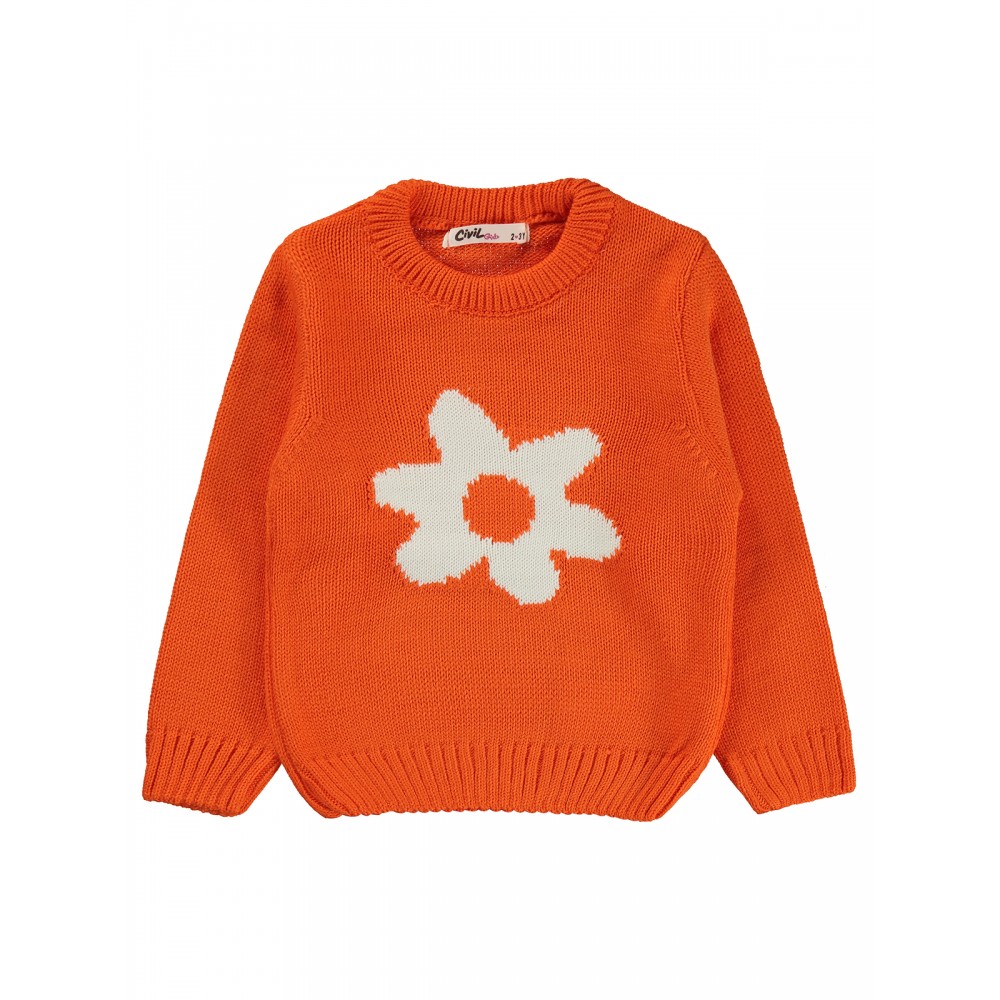 Wholesale - Civil Girls - Orange - Girl-Sweater-2-3-4-5 Year (1-1-1-1) 4