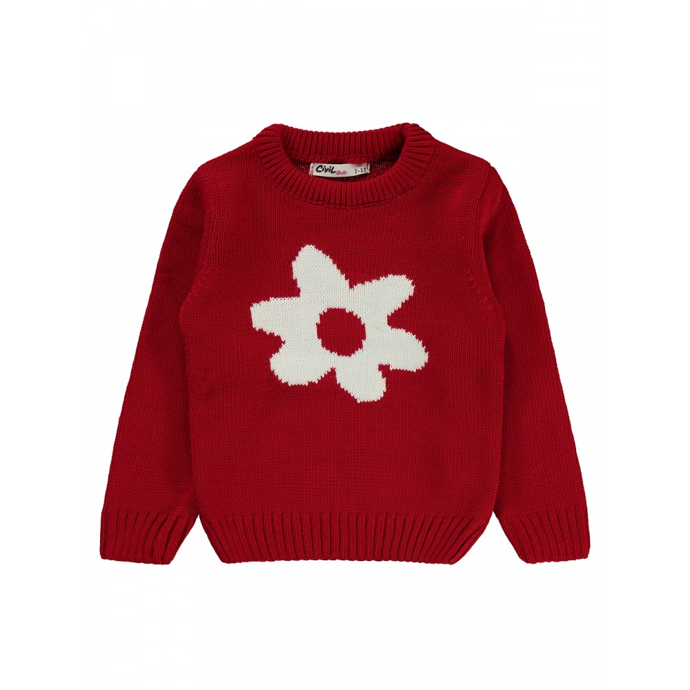 Wholesale - Civil Girls - Red - Girl-Sweater-2-3-4-5 Year (1-1-1-1) 4