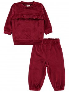 Wholesale - Civil Baby - Bordeaux-Crepe - Baby-Set-68-74-80-86 Size (1-1-2-2) 6