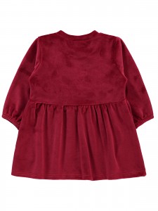 Wholesale - Civil Baby - Bordeaux-Crepe - Baby-Dresses-68-74-80-86 Size (1-1-2-2) 6