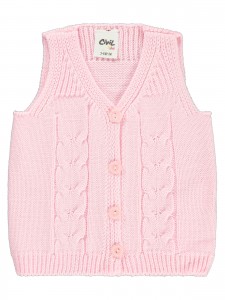 Wholesale - Civil Baby - Pink - Baby-Waistcoat-62-68-74-80-86 Month (1-1-1-1-1) 5