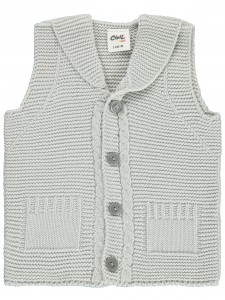 Wholesale - Civil Baby - Greymarl - Baby-Waistcoat-62-68-74-80-86 Month (1-1-1-1-1) 5