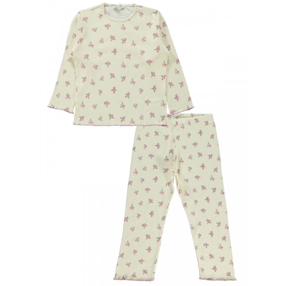 Wholesale - Civil Girls - Pink-Marl - Girl-Pajamas Set-10-11-12-13 Year  (1-1-1-1) 4