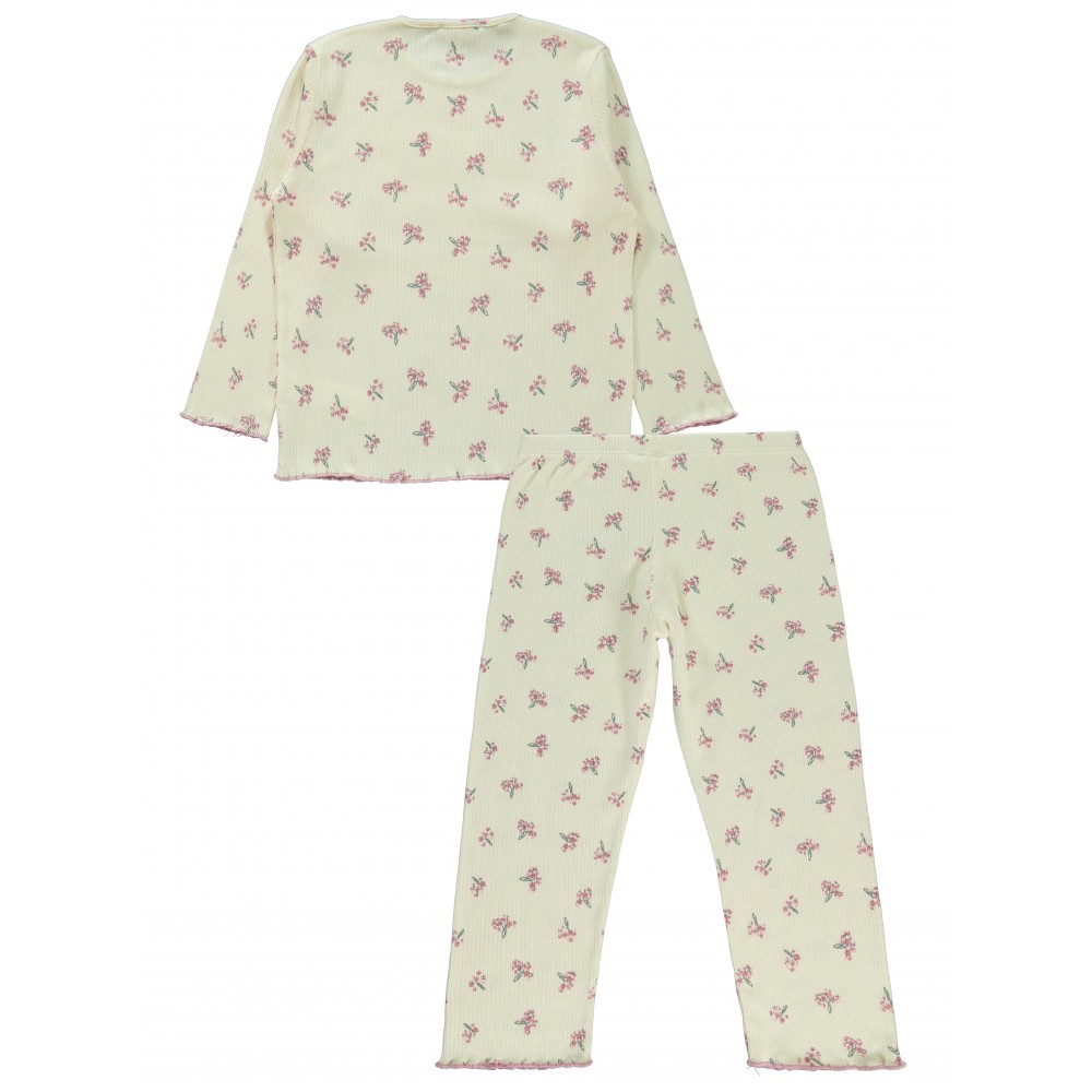 Wholesale - Civil Girls - Pink-Marl - Girl-Pajamas Set-10-11-12-13 Year  (1-1-1-1) 4