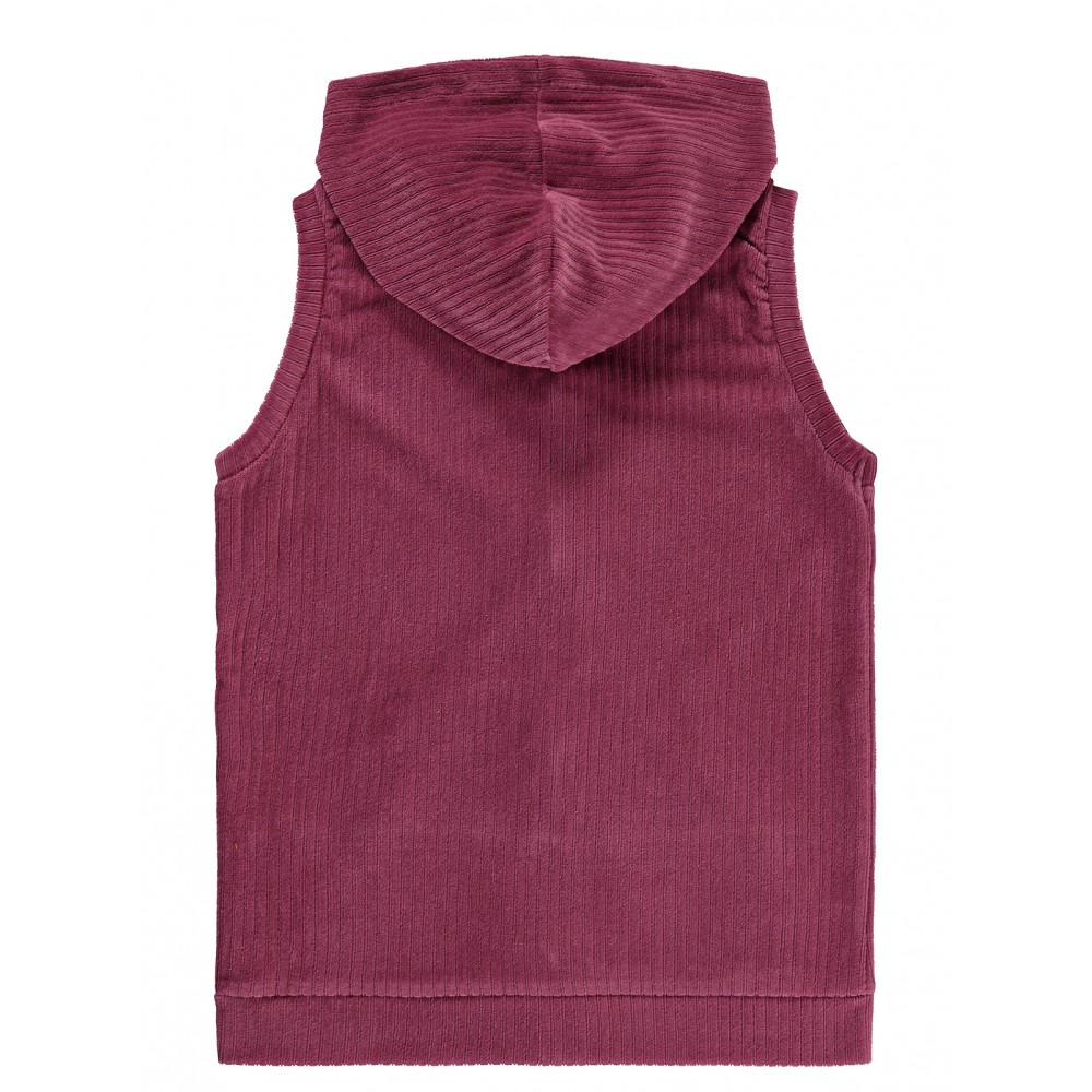 Wholesale - Civil Girls - Bordeaux-Crepe - Girl-Waistcoat-10-11-12-13 Year  (1-1-1-1) 4