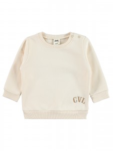 Wholesale - Civil Baby - Ivory - Baby-Sweatshirt-68-74-80-86 Month (1-1-1-1) 4