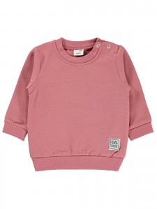 Wholesale - Civil Baby - Dusty Rose - Baby-Sweatshirt-68-74-80-86 Size (1-1-2-2) 6