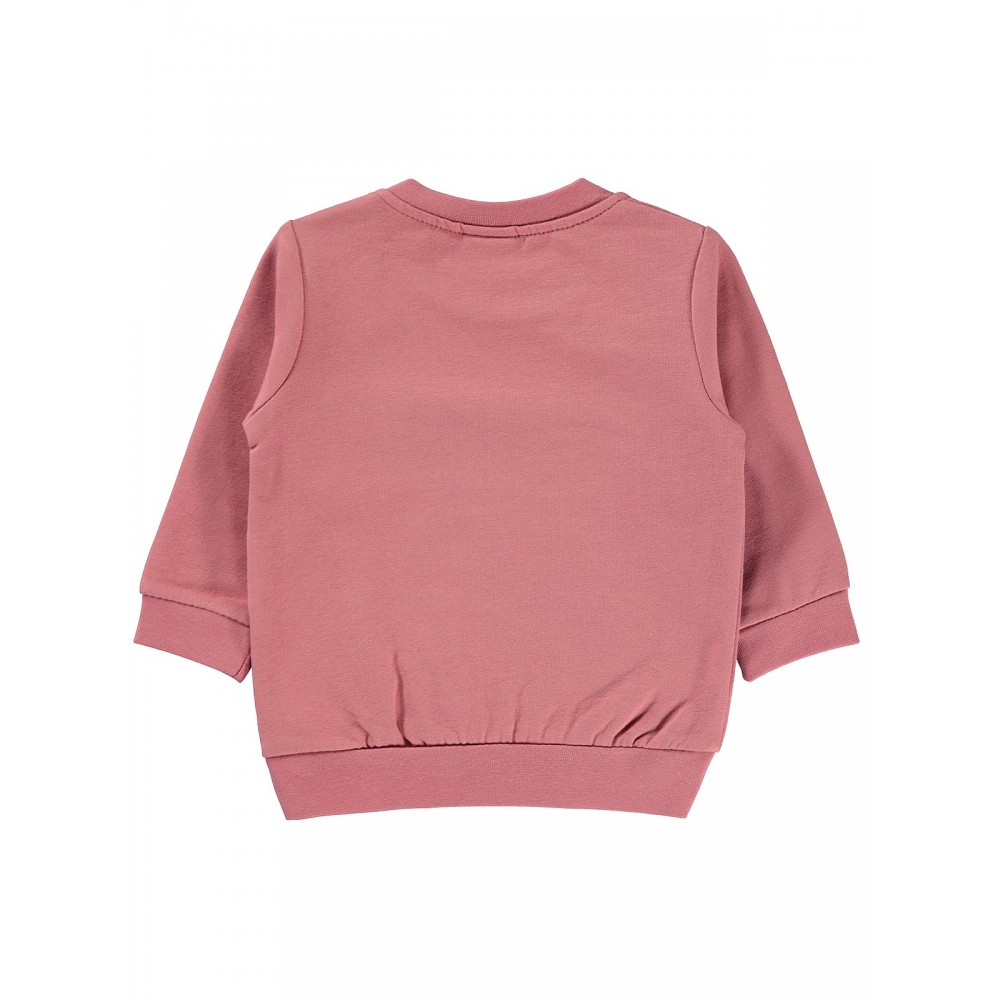 Wholesale - Civil Baby - Dusty Rose - Baby-Sweatshirt-68-74-80-86 Size (1-1-2-2) 6