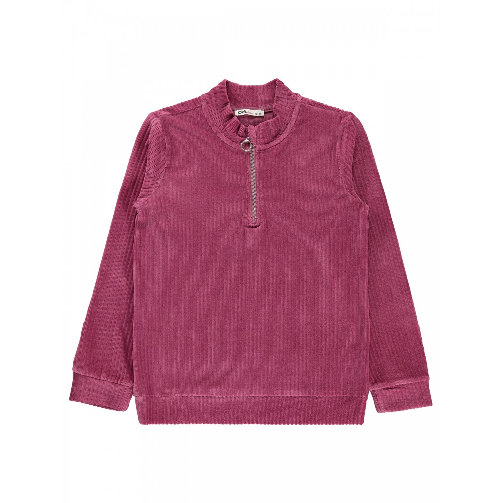 Wholesale - Civil Girls - Bordeaux-Crepe - Girl-Sweatshirt-10-11-12-13 Year  (1-1-1-1) 4