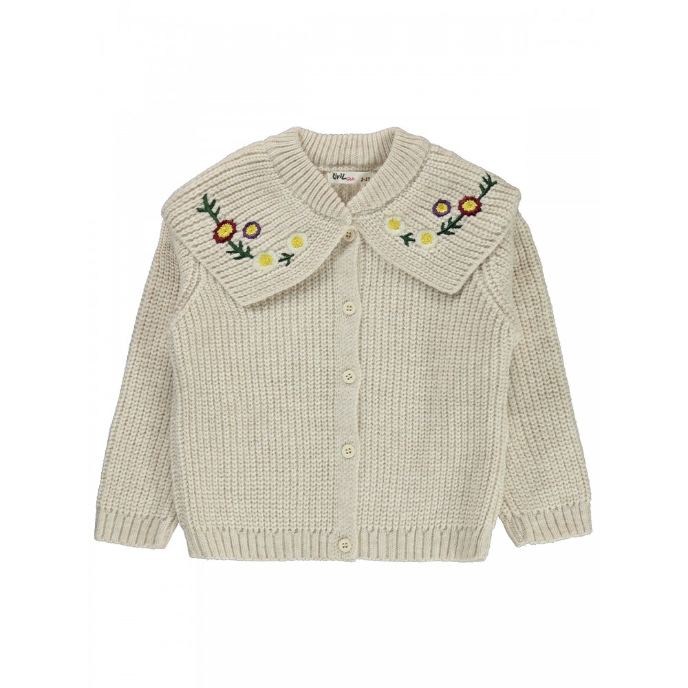 Wholesale - Civil Girls - Beige - Girl-Cardigan-2-3-4-5 Year (1-1-1-1) 4