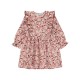 Dark Powder Pink Girls-Dress and Overall