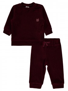 Wholesale - Civil Baby - Burgundy - Baby-Set-68-74-80-86 Size (1-1-2-2) 6