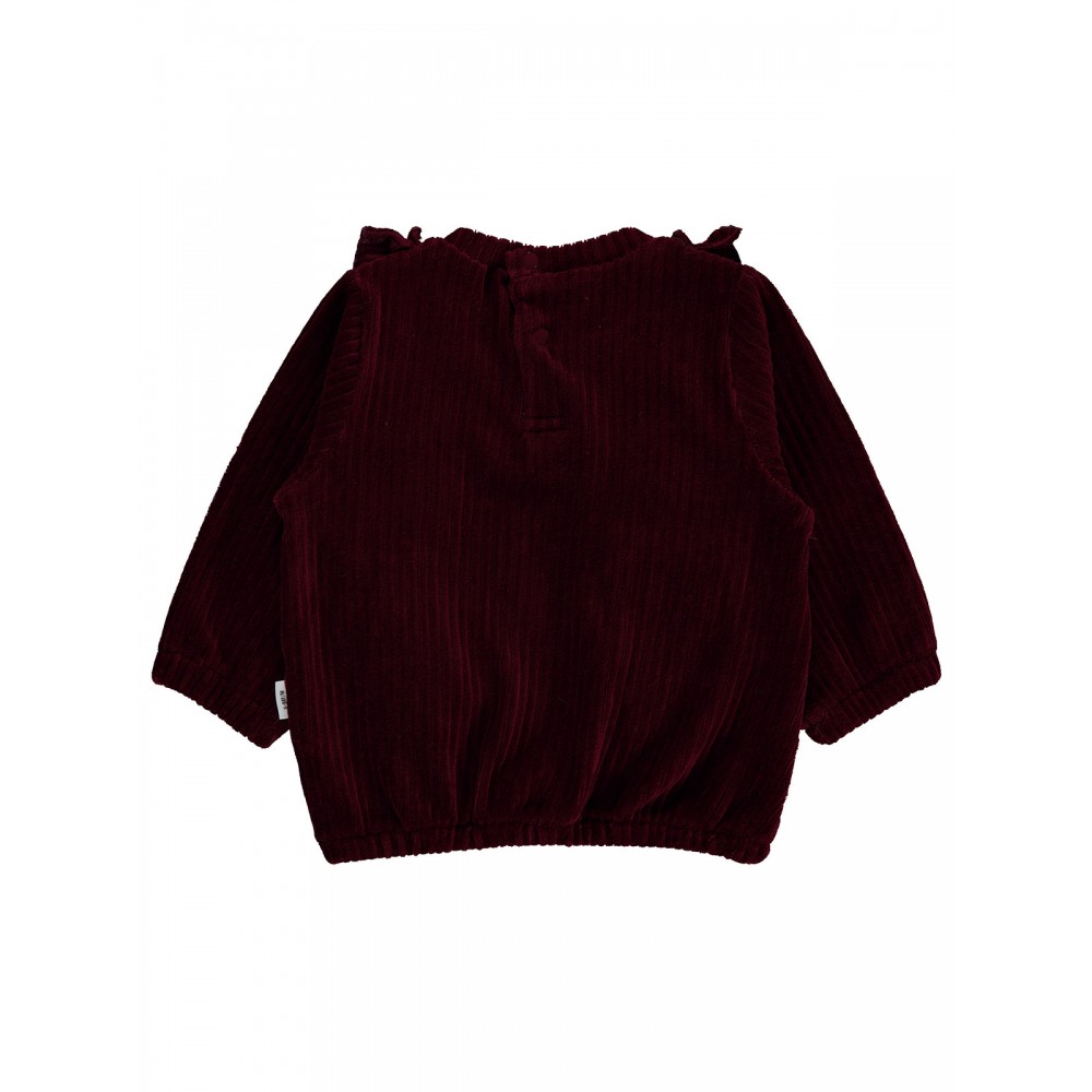 Wholesale - Civil Baby - Burgundy - Baby-Sweatshirt-68-74-80-86 Size (1-1-2-2) 6