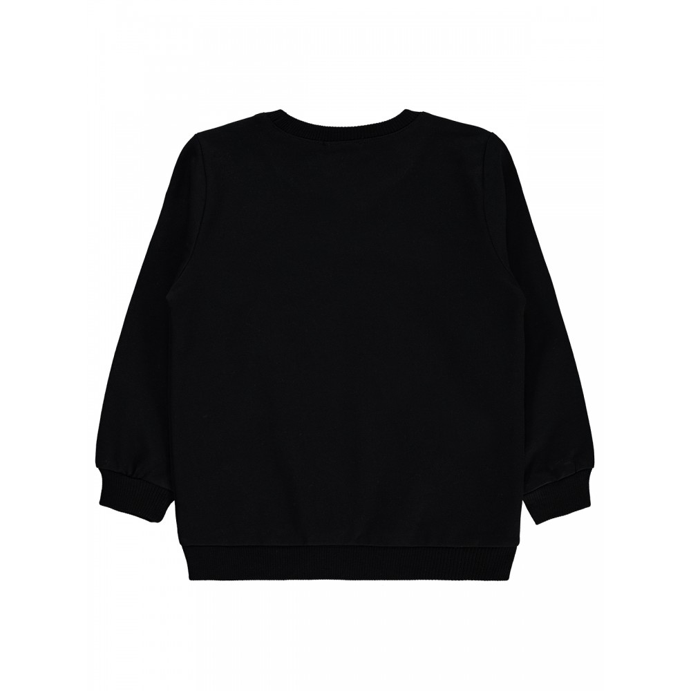 Wholesale - Civil Girls - Black - Girl-Sweatshirt-2-3-4-5 Year (1-1-1-1) 4 Pieces