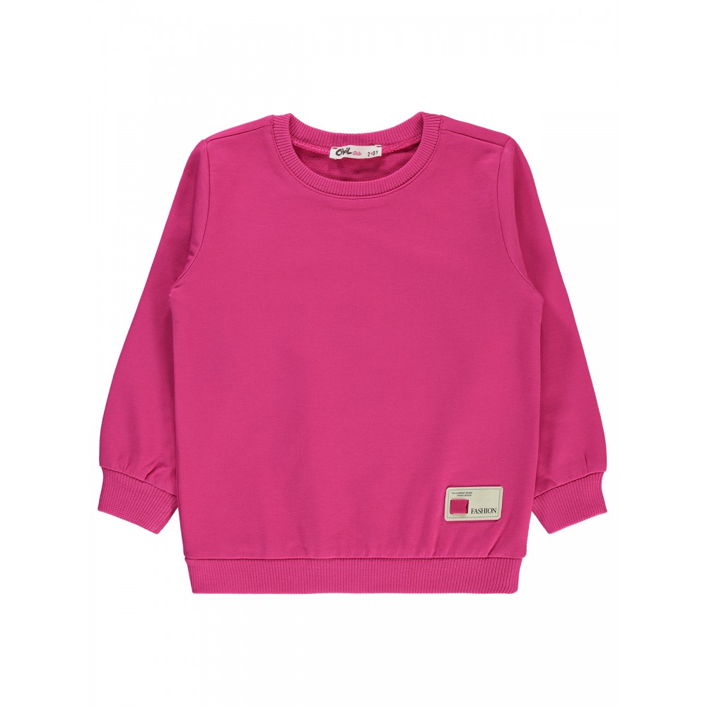 Wholesale - Civil Girls - Dark Fuchsia - Girl-Sweatshirt-2-3-4-5 Year (1-1-1-1) 4 Pieces