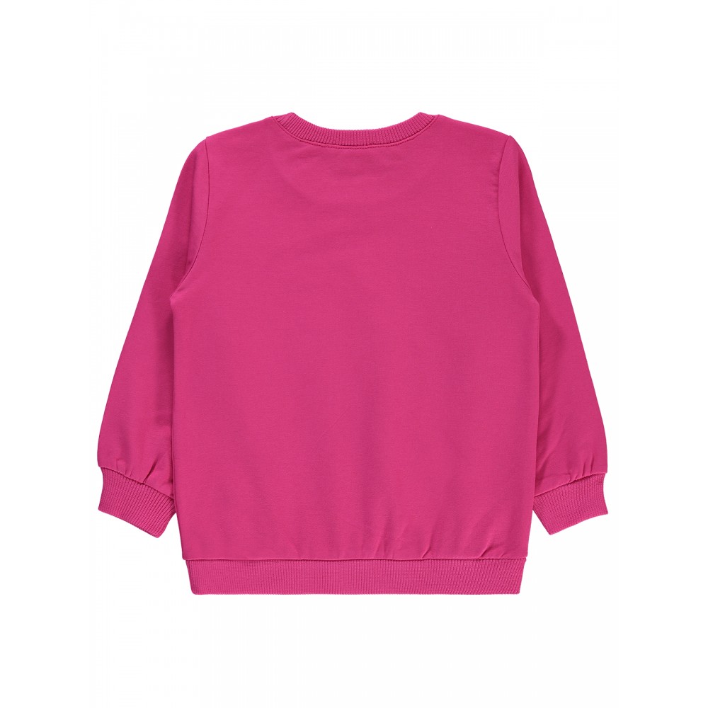 Wholesale - Civil Girls - Dark Fuchsia - Girl-Sweatshirt-2-3-4-5 Year (1-1-1-1) 4 Pieces