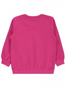 Wholesale - Civil Girls - Dark Fuchsia - Girl-Sweatshirt-2-3-4-5 Year (1-1-1-1) 4 Pieces