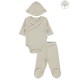 Wholesale - Civil Baby - Stone - Baby-Set-50-62-68 (1-1-1) 3 Pieces