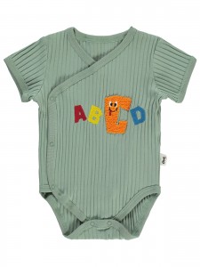 Wholesale - Civil Baby - Soft Green - Baby-Snapsuit-62-68-74-80-86 Month (1-1-1-1-1) 5 Pieces