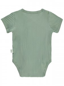 Wholesale - Civil Baby - Soft Green - Baby-Snapsuit-62-68-74-80-86 Month (1-1-1-1-1) 5 Pieces