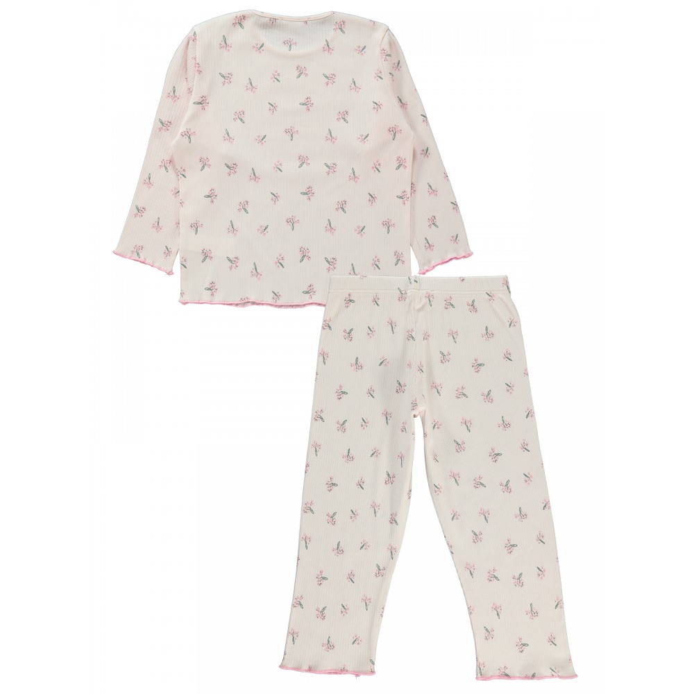 Wholesale - Civil Girls - Pink - -Pajama Set-10-11-12-13 Year  (1-1-1-1) 4 Pieces