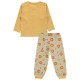 Wholesale - Civil Boys - Mustard - -Pajama Set-2-3-4-5 Year (1-1-1-1) 4 Pieces