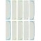 Wholesale - Minidamla-Lüks Tekin - Blue - -Baby Handkerchiefs-S Size (Of 10) 10 Pieces