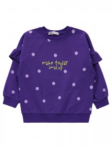 Wholesale - Civil Girls - Purple - -Tracksuit-2-3-4-5 Year (1-1-1-1) 4 Pieces