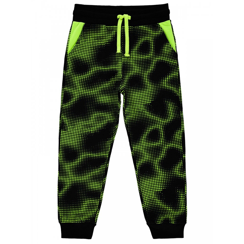 Wholesale - Civil Boys - Lemon Green - -Track Pants-10-11-12-13 Year  (1-1-1-1) 4 Pieces